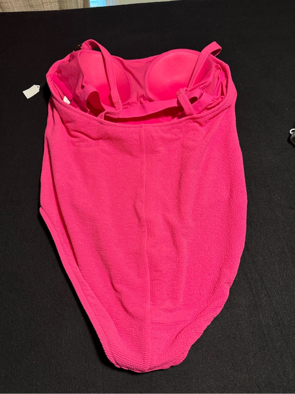 Shade & Shore Hot Pink Girls One-Piece Swimsuit with Shelf Bra
